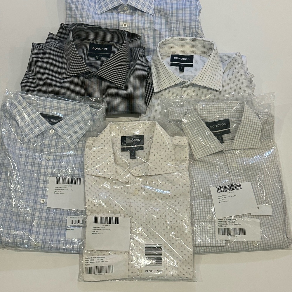Bonobos Jetsetter Stretch Bundle - Dress Shirts Formal Collection